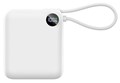 L-MC-1 コンパクトモバ充 10000mAh PD対応 Type-Cケーブル付 ホワイト