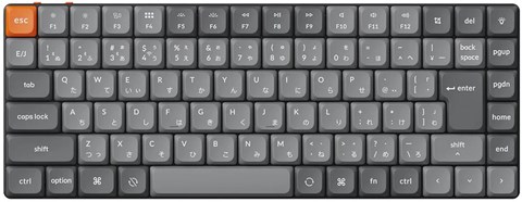 K3M-A3Z-JIS K3 Max QMK/VIA ワイヤレス カスタム・メカニカルキーボード - White LED - JIS配列（テンキーレス）- Gateronロープロファイル2.0スイッチ茶軸 / PBTダブルショットキーキャップ