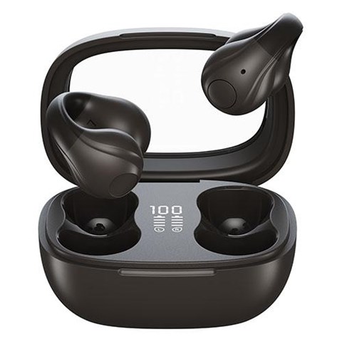 HDBTOEJ355BK　オープンイヤーイヤホン（イヤカフタイプ）ブラック