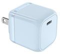FUSB-ACG201CBL PD対応 GaN搭載Type-C AC充電器20W スターシーブルー