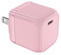 FUSB-ACG201CPK PD対応 GaN搭載Type-C AC充電器20W パステルピンク