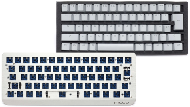 Majestouch LUCE60 スイッチレスタイプ RGB 日本語配列 キーキャップ付属 FKBL65SWL/SG