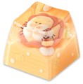 KEYMOJI Starry Candy Artisan Keycap for Cherry MX Switches Mango