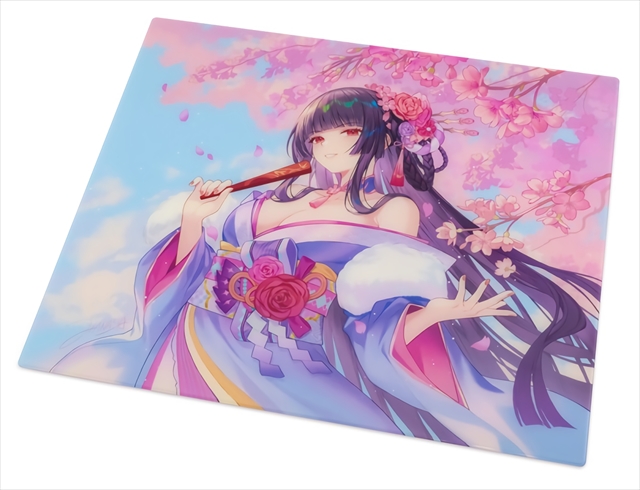 KIBU Gear 桜華 ガラスマウスパッド 490×420×3mm