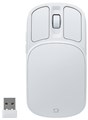Digio2 MUS-RKF235W ホワイト 無線充電式スライド静音5ボタンBlueLEDマウス