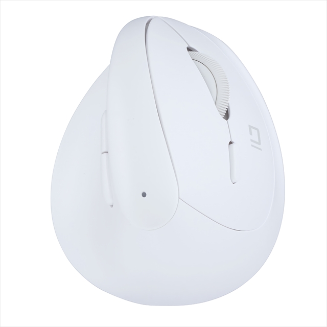 Digio2 MUS-BKF223W ホワイト Bluetoothミニエルゴ静音5ボタンBlueLEDマウス