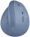 Digio2 MUS-RKF222BL ブルー 無線ミニエルゴ静音5ボタンBlueLEDマウス