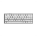 RS6 Wired Magnetic HE keyboard White