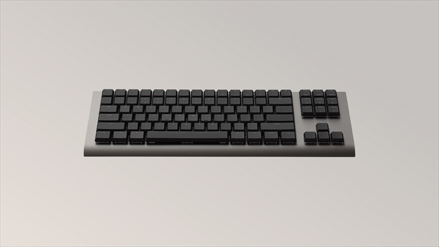 ZENAIM KEYBOARD2 TKL 英語配列 KB011-DGBK