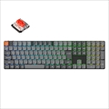 K5M-H1V-JIS K5 Max QMK/VIA ワイヤレス カスタム・メカニカルキーボード - RGB - JIS配列（かな印字なし）（テンキーレス） / Gateronロープロファイル2.0メカニカルスイッチ（ホットスワップ）赤軸 / PBTダブルショットキーキャップ