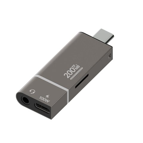SD-UCCRA　KIZUNA4 TypeC接続のMicorSDカードリーダーライターと 3.5mmイヤホン出力を搭載