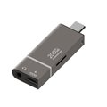 SD-UCCRA　KIZUNA4 TypeC接続のMicorSDカードリーダーライターと 3.5mmイヤホン出力を搭載