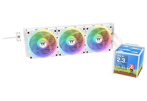 MINECUBE 360 Ultra Snow All-In-One Liquid Cooler System (CL-W482-PL12SW-A)