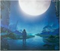 Gaming Glass Mousepad Flux Asteroid Luna SGP26FL-Aea