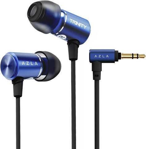AZL-TRINITY-ST-BLU マイクなし120cmケーブル・3.5mm 3極 ミニプラグ