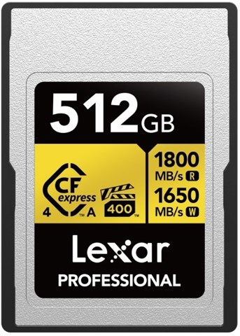 LCAEXG4512G-RNENG    海外輸入版 Professional Cfexpress4.0 Type A card Gold series