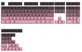 Akko キーキャップセット 135キー ブラック&ピンクグラデーション AKKO03-00007-BP