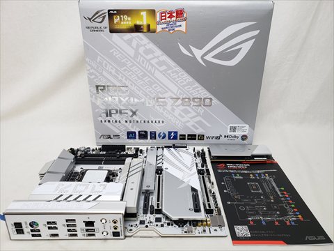 ROG MAXIMUS Z890 APEX 各サイトで併売につき売切れのさいはご容赦願います。