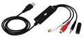 CAP-RCA35USB RCA/3.5mm端子-USBオーディオキャプチャーケーブル