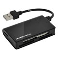 GH-CRM1A-BK All in 1マルチスロットカードリーダ/ライタ ☆2個まで￥250クリックポスト対応可能！