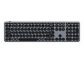 B5P-K1-US Keychron B5 Pro ウルトラスリム ワイヤレスキーボード - US配列（テンキー付 / 100%フルサイズ） / シザースイッチ（本体カラー：スペースグレー）