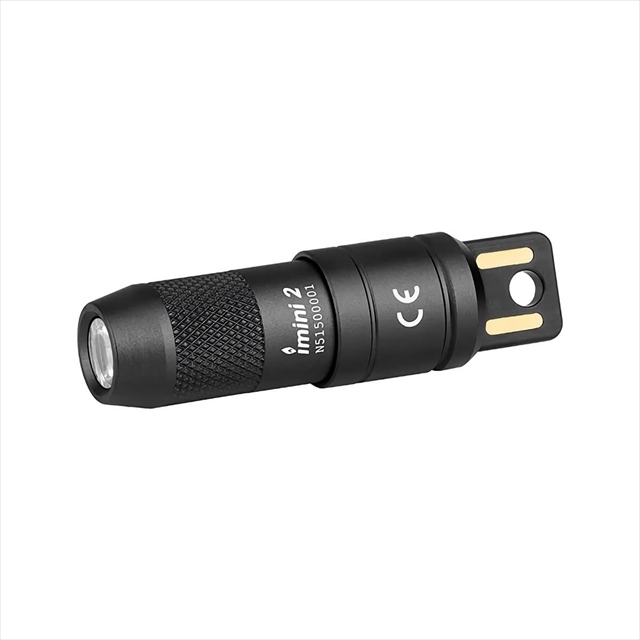imini2-BK USB充電式 LEDミニライト(ブラック)