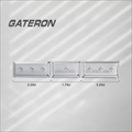 Gateron 3分割スペースキーキャップ ホワイト