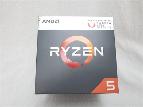 Ryzen 5 2400G with Wraith Stealth cooler (4-core 8-thread/3.6GHz/3.9GHz/Total Cache 6MB/TDP65W) 各サイトで併売につき売切れのさいはご容赦願います。