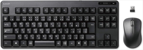 TK-FDM105MBK 無線コンパクトキーボード＆マウス