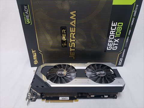 GeForce GTX1080 8GB Super JetStream /NEB1080S15P2-1040J 各サイトで併売につき売切れのさいはご容赦願います。