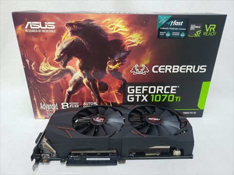 CERBERUS-GTX1070TI-A8G 各サイトで併売につき売切れのさいはご容赦願います。
