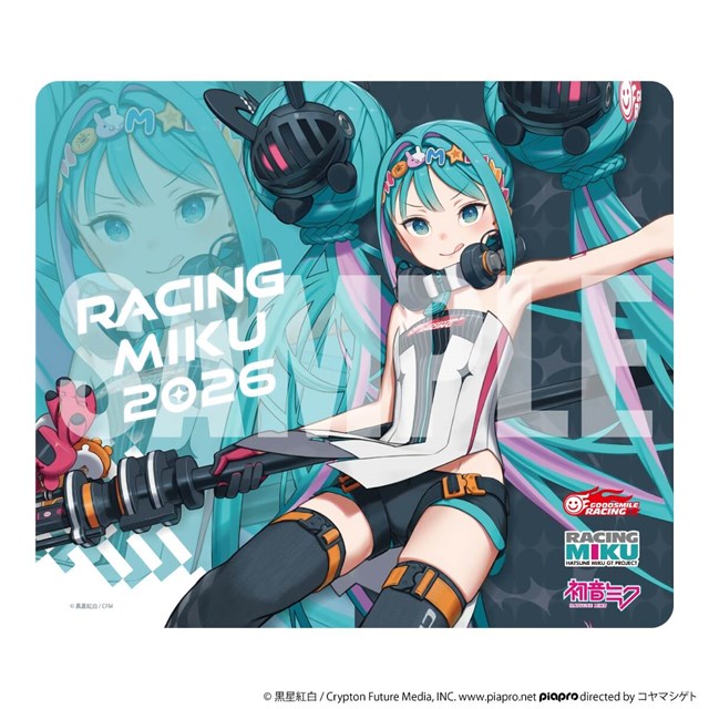 ゲーミングマウスパッド　レーシングミク 2026Ver． ET-RM01 7月3日発売予定