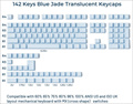 XVX PRISM Series Blue Jade 142keys キーキャップ