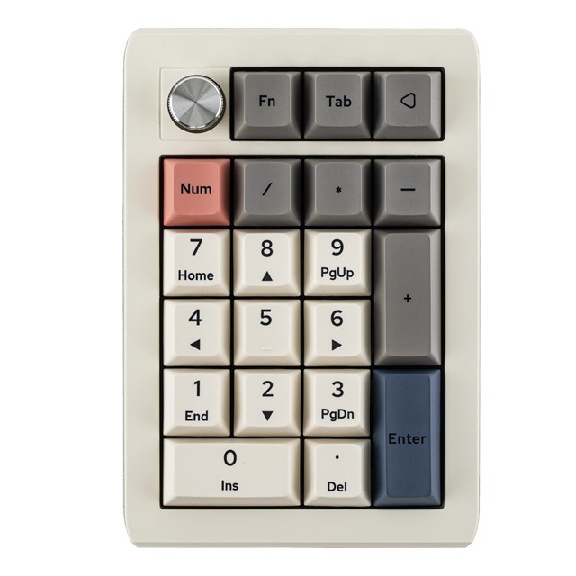 EK21 QMK Retro White(Zebra Switch) EM-EK21-RW-ZB