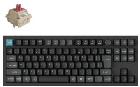 Q3U-M1V-JIS Keychron Q3 Ultra 8K ワイヤレスカスタムメカニカルキーボード - RGB - JIS配列 - ブラック / Keychron Silk POMスイッチ（ホットスワップ）赤軸