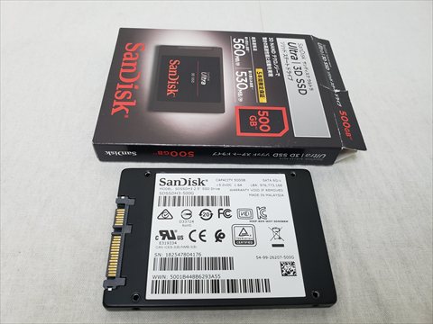 Ultra 3D SDSSDH3-500G 各サイトで併売につき売切れのさいはご容赦願います。