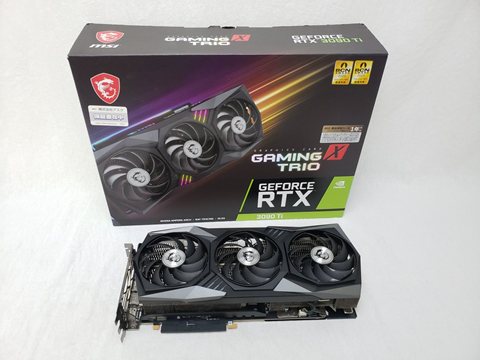 [保証確認] GeForce RTX 3090 Ti GAMING X TRIO 24G 各サイトで併売につき売切れのさいはご容赦願います。