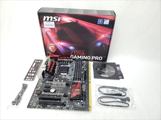 Z170A GAMING PRO 各サイトで併売につき売切れのさいはご容赦願います。