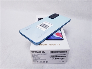 Redmi Note 11 スターブルー /2201117TL 【国内版 SIMFREE】 各サイトで併売につき売切れのさいはご容赦願います。