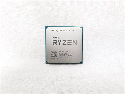 Ryzen 5 PRO 4650G バルク (6C12T/3.7GHz（4.2）/65W/L2 + L3 Cache 11MB/Radeon Graphics 7) 各サイトで併売につき売切れのさいはご容赦願います。