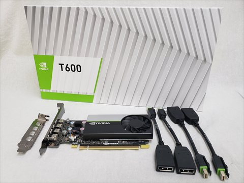 NVIDIA T600 4GB 各サイトで併売につき売切れのさいはご容赦願います。