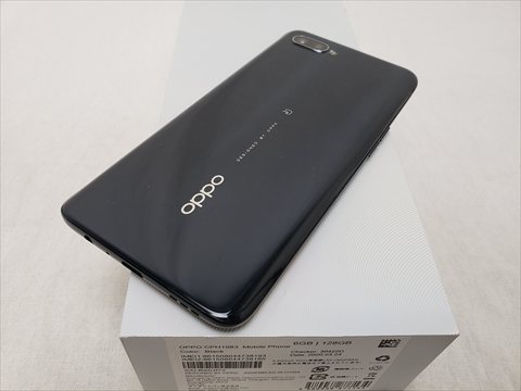 OPPO Reno A 6GB/128GB ブラック /CPH1983 【楽天版 SIMFREE】 各サイトで併売につき売切れのさいはご容赦願います。