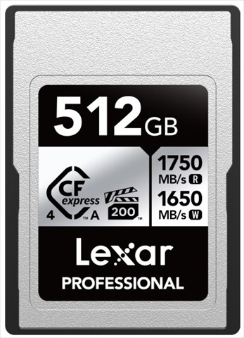 LCAEXS4512G-RNENG    海外輸入版 CFexpress 4.0 Type A SILVER series