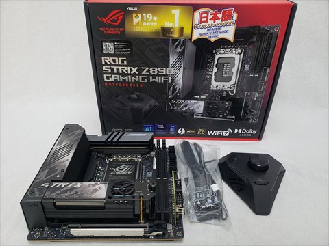 ROG STRIX Z890-I GAMING WIFI 各サイトで併売につき売切れのさいはご容赦願います。