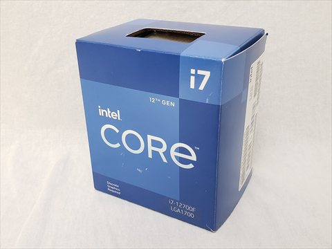 Core i7-12700F BOX (P-core 8(2.1GHz)+E-core 4(1.6GHz)/20スレッド/Smart Cache 25MB/TDP65W) 各サイトで併売につき売切れのさいはご容赦願います。