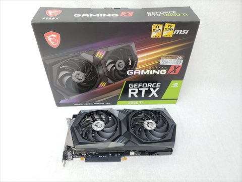 GeForce RTX 3060 Ti GAMING X 8G LHR 各サイトで併売につき売切れのさいはご容赦願います。