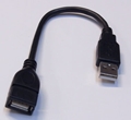 USBA-AB/CA20 (87541) USB A(メス)-USB A(オス) 延長ケーブル 20cm ☆6個まで￥250クリックポスト対応可能！