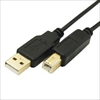 USB2A-B/CA100 (90047) USB A（オス）-USB B(オス) 金メッキ仕上げ極細ケーブル 1m ☆2個まで￥250クリックポスト対応可能！