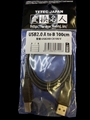 USB2AB-CA100/V (71008) USB A(オス)-B(オス) 変換ケーブル 1m ☆6個まで￥250クリックポスト対応可能！