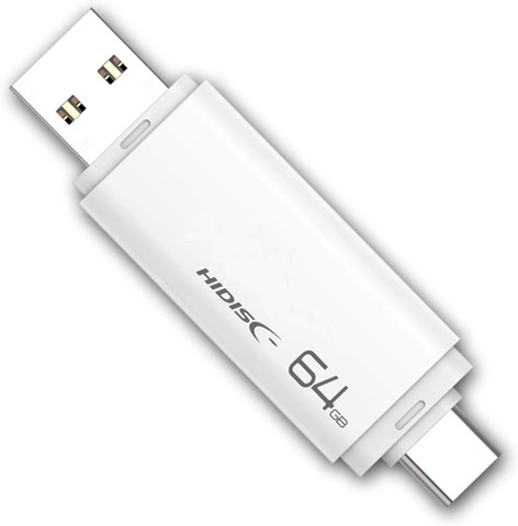 HDUF134C64G3C USB3.2 Gen2 Type-C メモリ Type-Aコネクタ搭載　☆6個まで￥250クリックポスト対応可能！